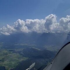 Verortung via Georeferenzierung der Kamera: Aufgenommen in der Nähe von Oberallgäu, Deutschland in 2200 Meter